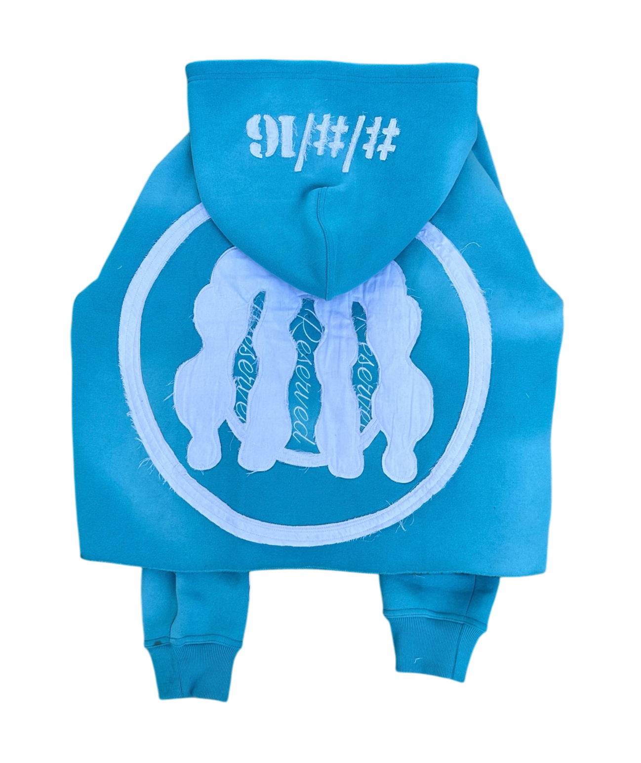 Oversized 2016 HOODIE(Genie Blue)