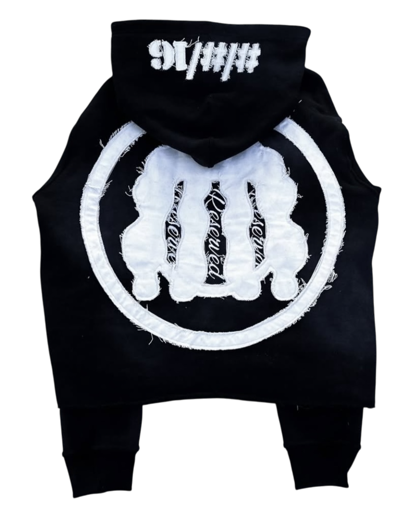 Oversized 2016 HOODIE(Black)