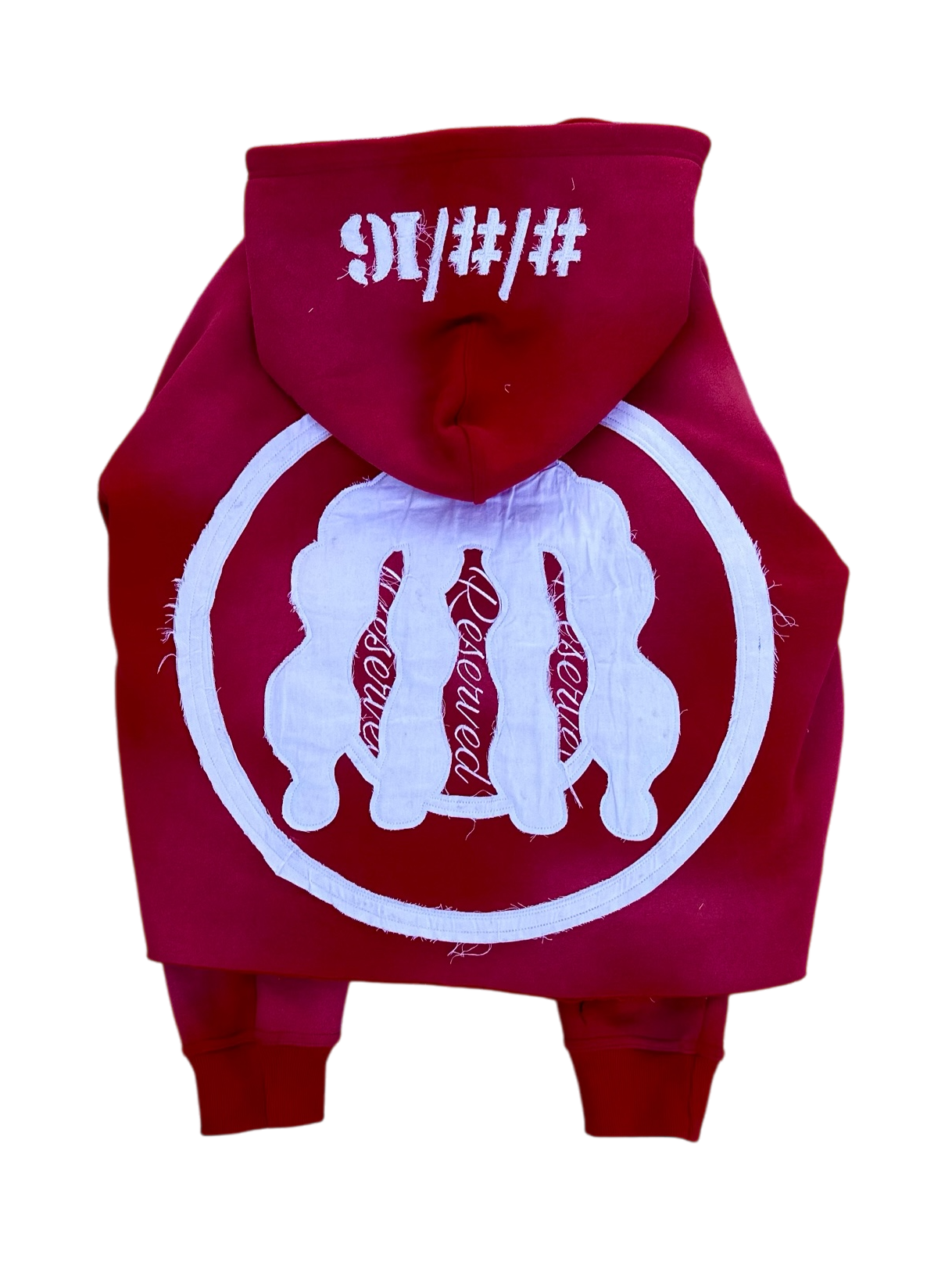 Oversized 2016 HOODIE(Red)