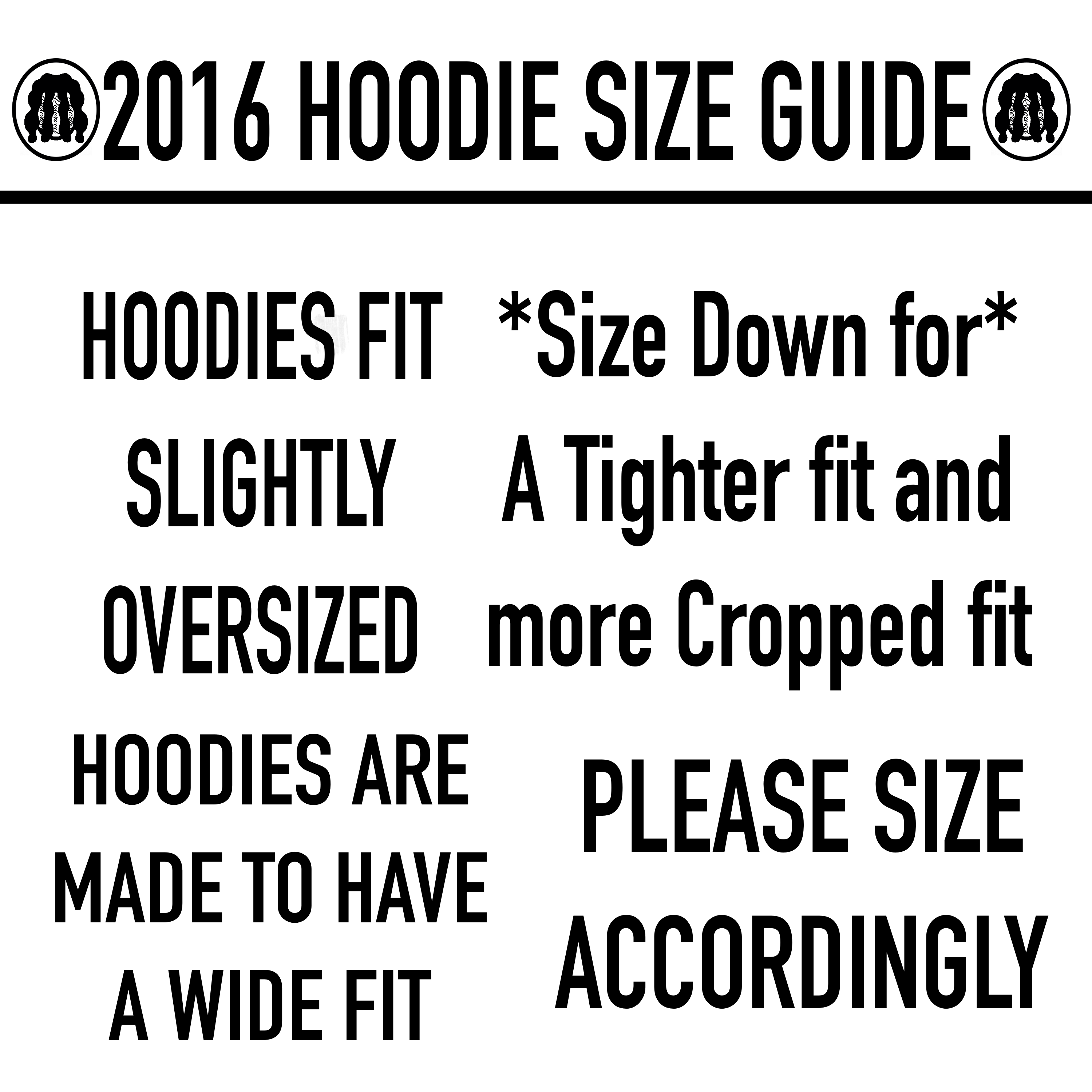 Oversized 2016 HOODIE(Black)
