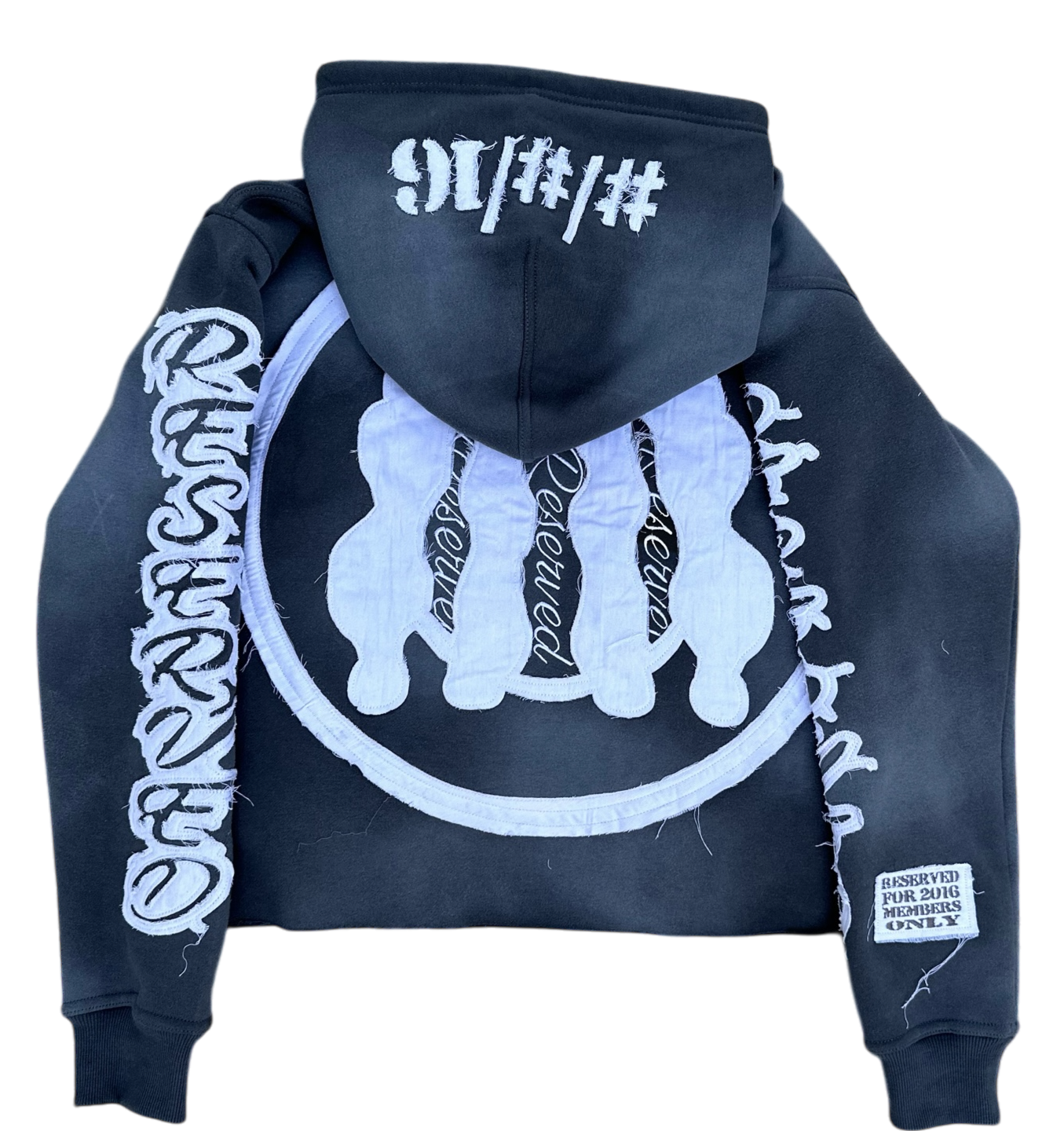 Oversized 2016 HOODIE(Ash Gray)