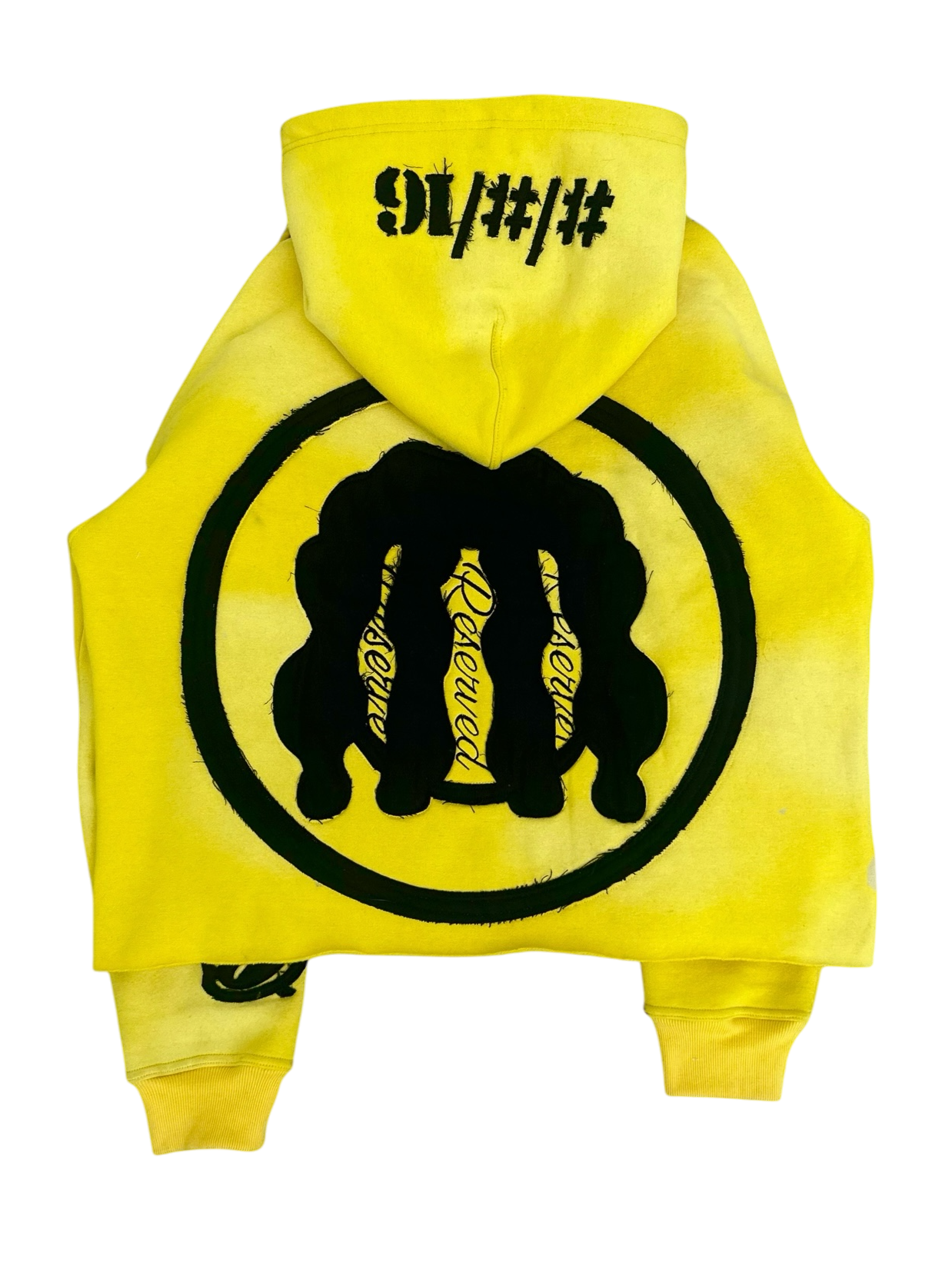 Oversized 2016 HOODIE(Yellow & Black)